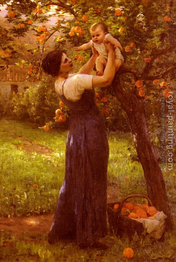 Hippolyte Camille Delpy : Mother and Child in the Garden
